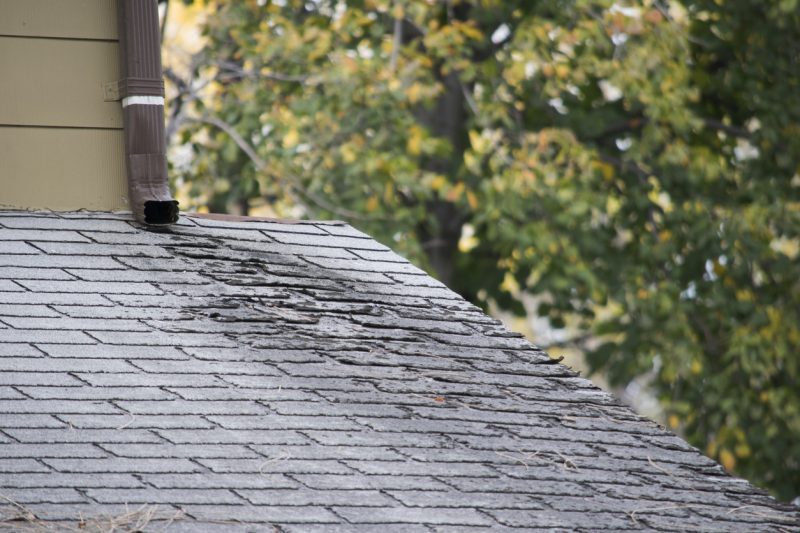 a damaged roof will lead to roof leaks